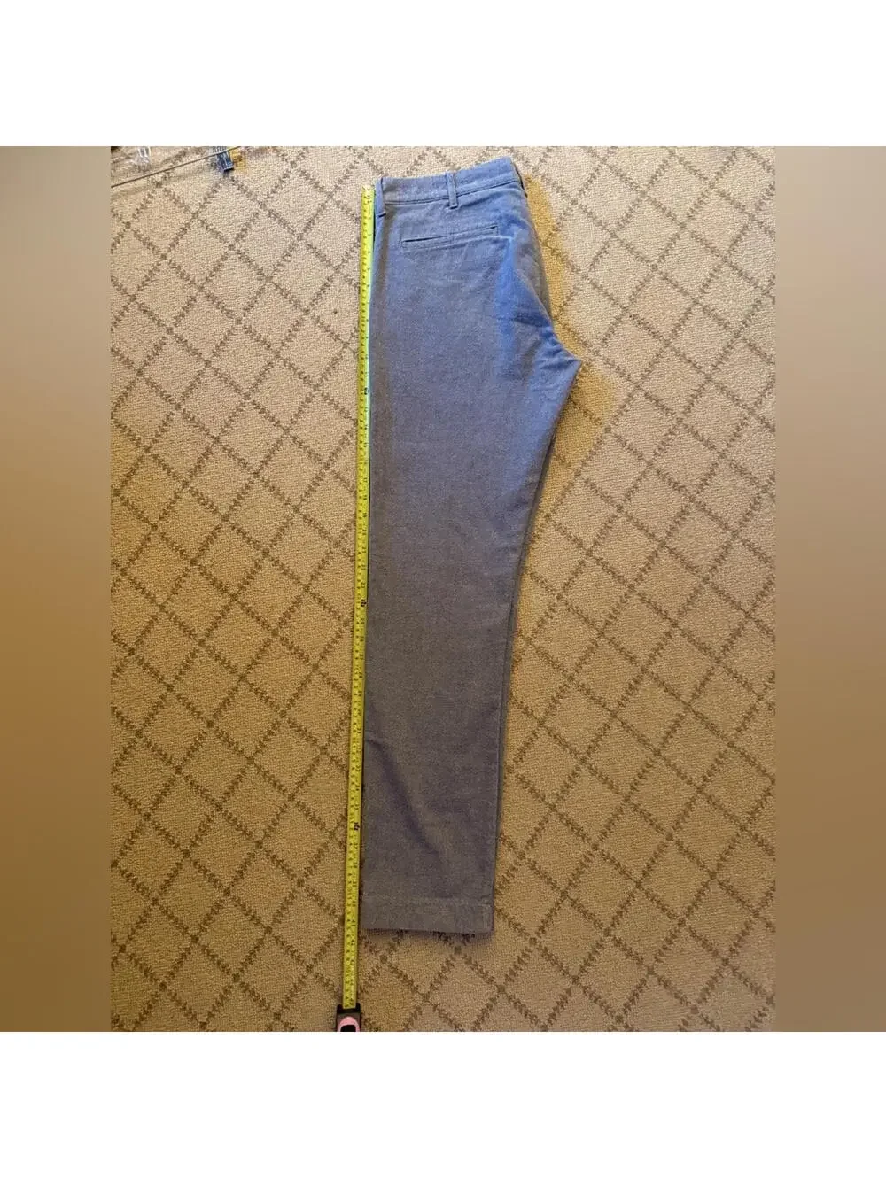 J. Crew Flex Heathered gray Khaki / Chino Type Pants Slim 32 x 32